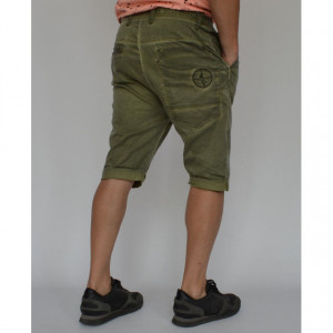 Men's shorts Khaki oil dye