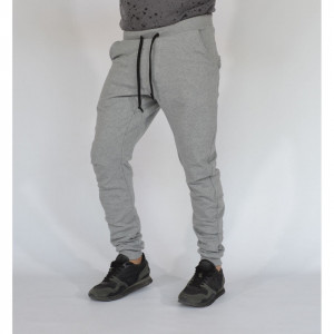 TAPERED SLIM FIT GRAU HERREN JOGGINGHOSE FRÜHLING / HERBST