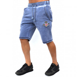 МЪЖКИ КЪСИ ПАНТАЛОНИ BLUE OIL DYE RUGBY SHORTS
