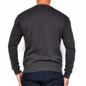 GRAU HERREN T-SHIRT LANGARM HERBST/WINTER