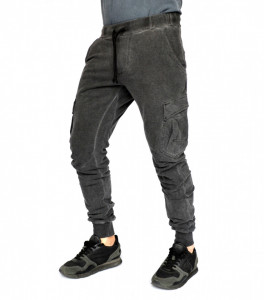 TAPERED SLIM FIT HERREN CARGO JOGGINGHOSE FRÜHLING / HERBST