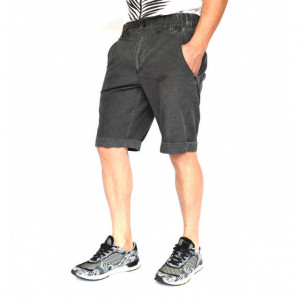 Men's shorts Dark Grey oil dye