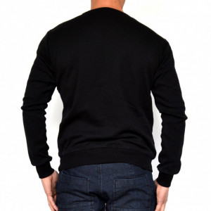 Schwarz HERREN T-SHIRT LANGARM HERBST/WINTER