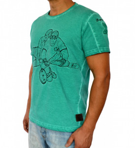 HERREN BESTICKTES T-SHIRT TRENDFIELD