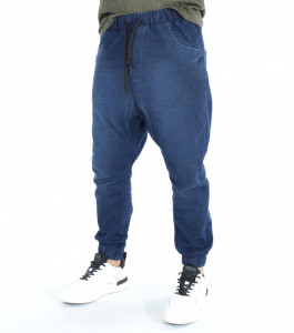 HERREN DENIM DROP CROTCH PANTS SPRING TRENDFIELD