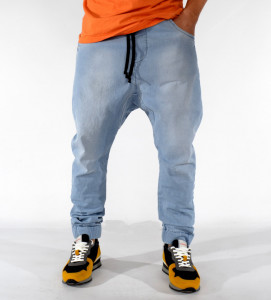 MEN'S DENIM DROP CROTCH PANTS SPRING/FALL TRENDFIELD