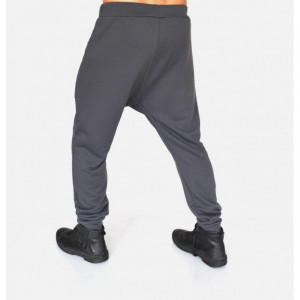 Men's Grey joggers drop crotch sweatpants SPRING/FALL