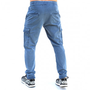 МЪЖКО СИНЬО ДЕНИМ КАРГО ДОЛНИЩЕ MONI CARGO DENIM ПРОЛЕТ ЕСЕН