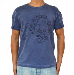 HERREN BESTICKTES T-SHIRT TRENDFIELD