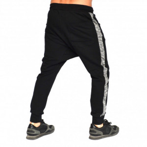 Men's Black joggers drop crotch sweat pants FALL/SPRING