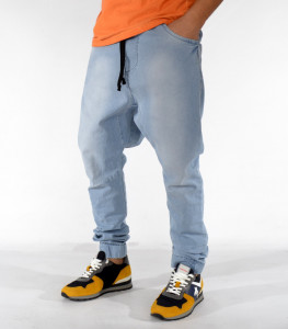 MEN'S DENIM DROP CROTCH PANTS TRENDFIELD SPRING/FALL