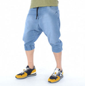 MEN'S DENIM DROP CROTCH SHORTS TRENDFIELD