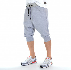MEN'S DROP CROTCH SWEATSHORTS TRENDFIELD