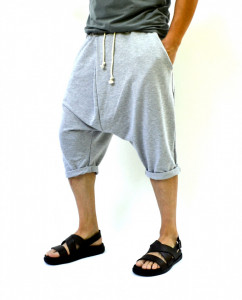 MEN'S DROP CROTCH SWEATSHORTS