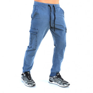 BLUE DENIM CARGO MENS CLASSIC SWEAT PANTS FALL/SPRING