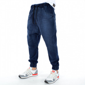 HERREN DENIM DROP CROTCH PANTS SPRING TRENDFIELD