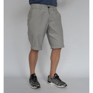Men's White striped shorts
