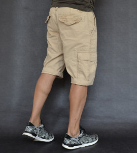 MENS CARGO SHORTS BEIGE