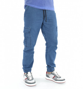 HERREN DENIM CARGO JEANS TRENDFIELD FRÜHLING