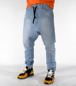 MEN'S DENIM DROP CROTCH PANTS SPRING/FALL TRENDFIELD