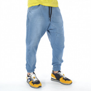 MEN'S DENIM DROP CROTCH PANTS TRENDFIELD SPRING