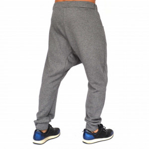 Men's grey joggers drop crotch sweat pants FALL/SPRING