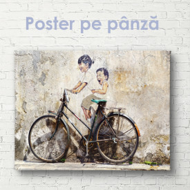 Poster, Copii și bicicleta