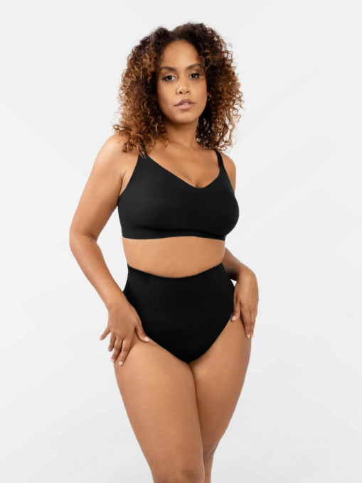 Tanga modelator cu talie foarte inalta Shapewear Thong Sleek Smoothers