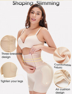 Body Modelator--Solduri Proeminente-- Cu Corset Nude