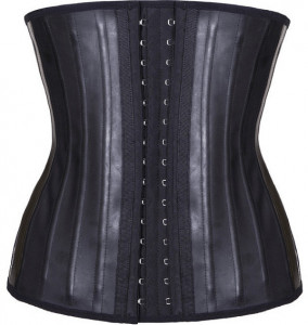25 Atele Corset Talie de Viespe Super Agressive -Glossy Negru