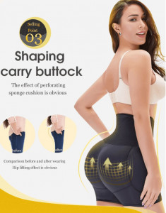 Body Modelator--Solduri Proeminente- Cu Corset Black