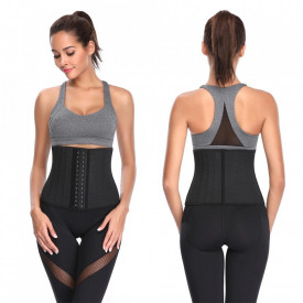 25 Atele Corset Breathable -- De Vara-- Black 25 cm Inaltime