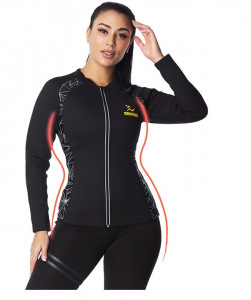 Bluza modelatoare din Neopren Premium Efect Sauna
