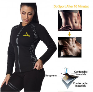 Bluza modelatoare din Neopren Premium Efect Sauna