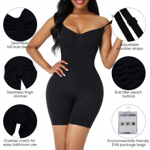 Body Modelator --TUMMY CONTROL--Black Lenjerie modelatoare