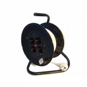 Prelungitor cu derulator (tambur) 3x2.5mm, RELEE 53339 - 50m