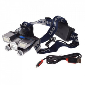 Lanterna frontala moto cu acumulator profesionala
