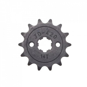 Pinion fata 14 dinti, 420 scuter si ATV