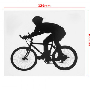 Sticker sau actibild biciclist