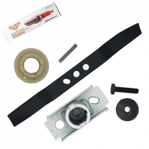 Cutit 46cm masina de tuns gazon Ruris, Dac + kit montaj