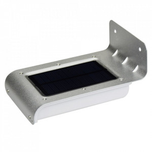 Lampa perete 0.55W cu panou solar si senzor miscare