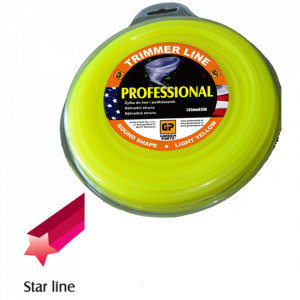 Fir motocoasa 2.4mm,15m profil stelat - Profesional