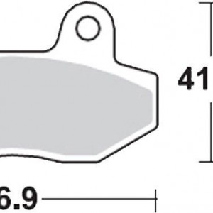 Placute frana scutere 50cc - 150cc Honda, Daelim, Hyosung