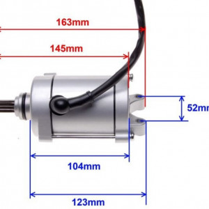 Electromotor ATV 250 ST-9E 11 dinti - Wilmat