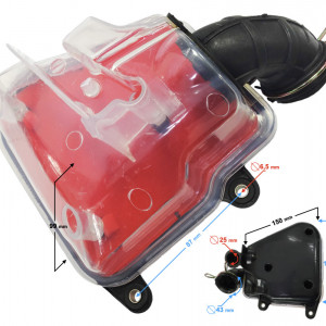 Filtru de aer scuter Aprillia, Minarelli in 2 timpi