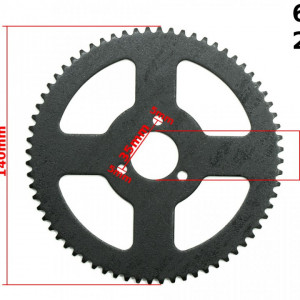 Pinion spate mini moto - pocket bike - 26MM