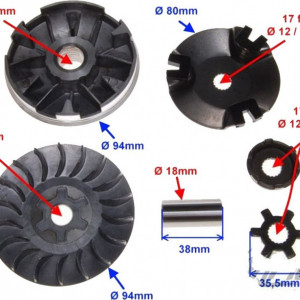 Variator Yamaha MBK 50cc