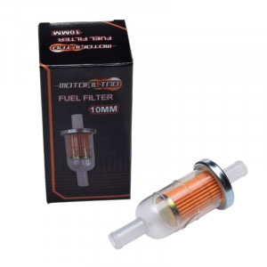 Filtru benzina motocicleta si ATV cu hartie filtranta - 10mm
