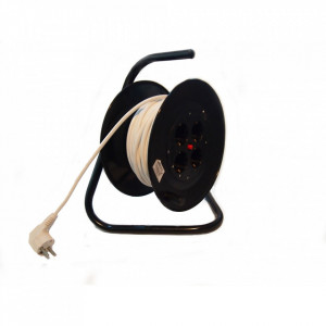 Prelungitor cu derulator (tambur) 3x1.5mm, RELEE 44153, 20m