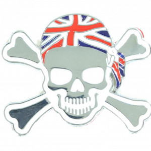 Sticker sau actibild Craniu American Skull 3D